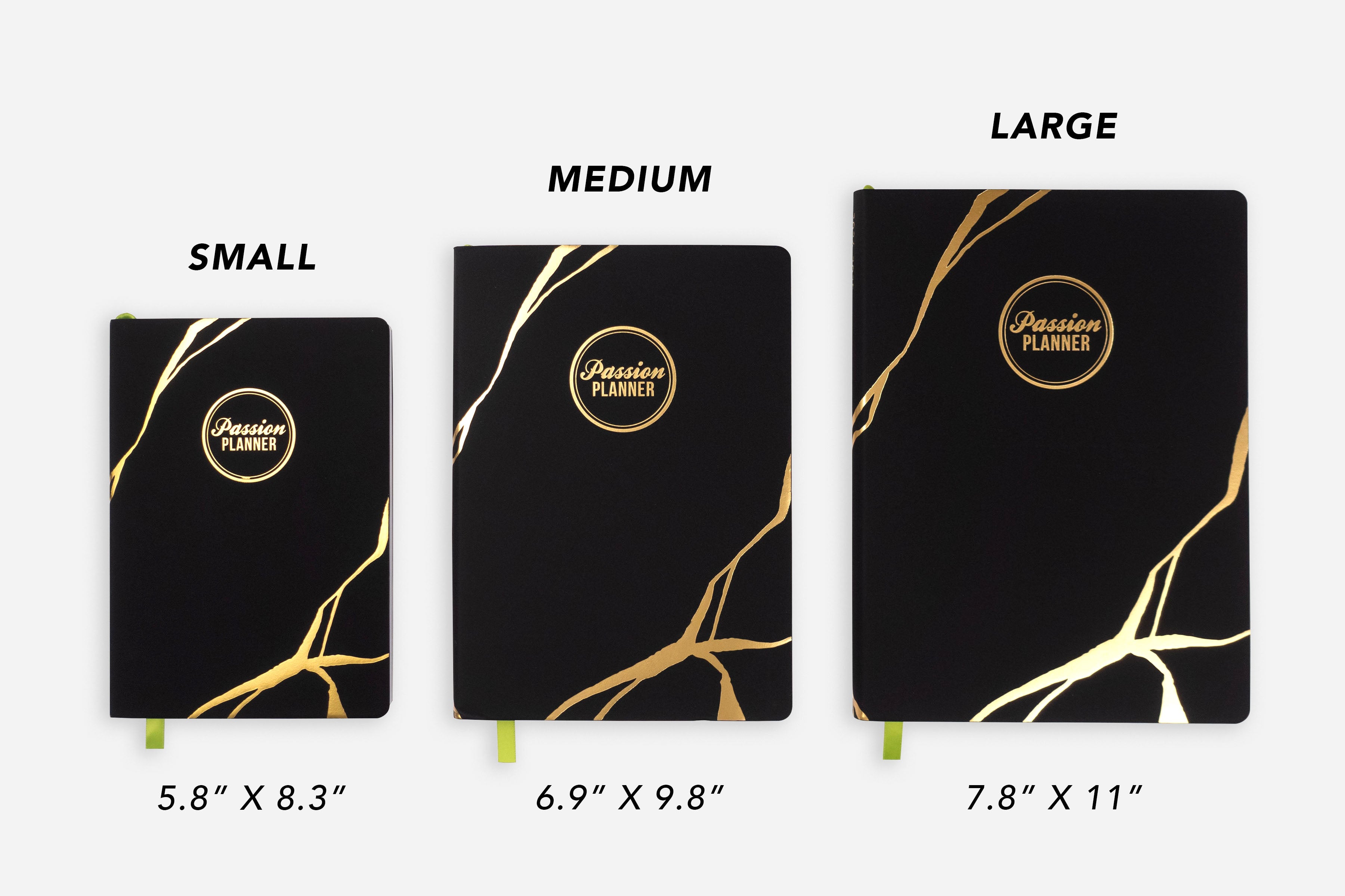 onyx weekly planner size comparison