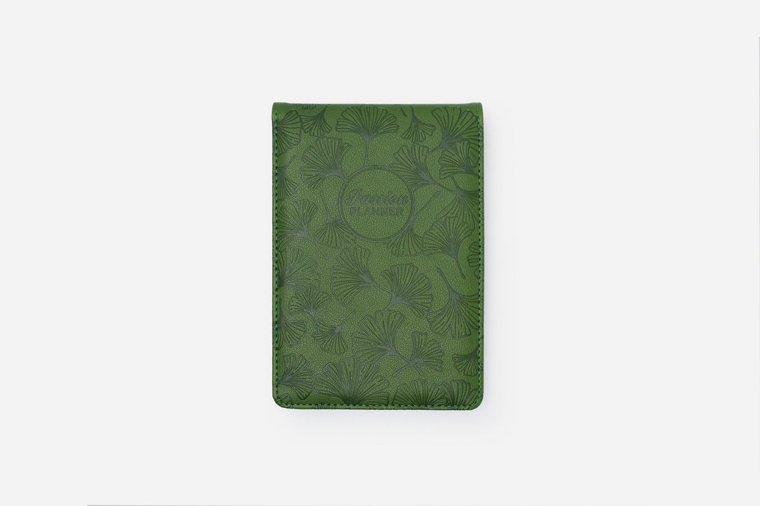 ginkgo green notepad cover