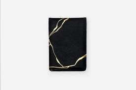 onyx kintsugi black notepad cover back