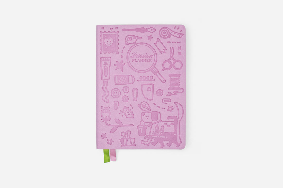passion projects lilac 2025-2026 mid-year weekly planner