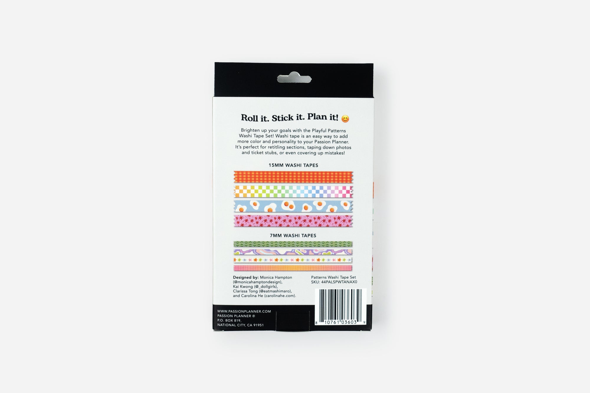 playful patterns washi tape box