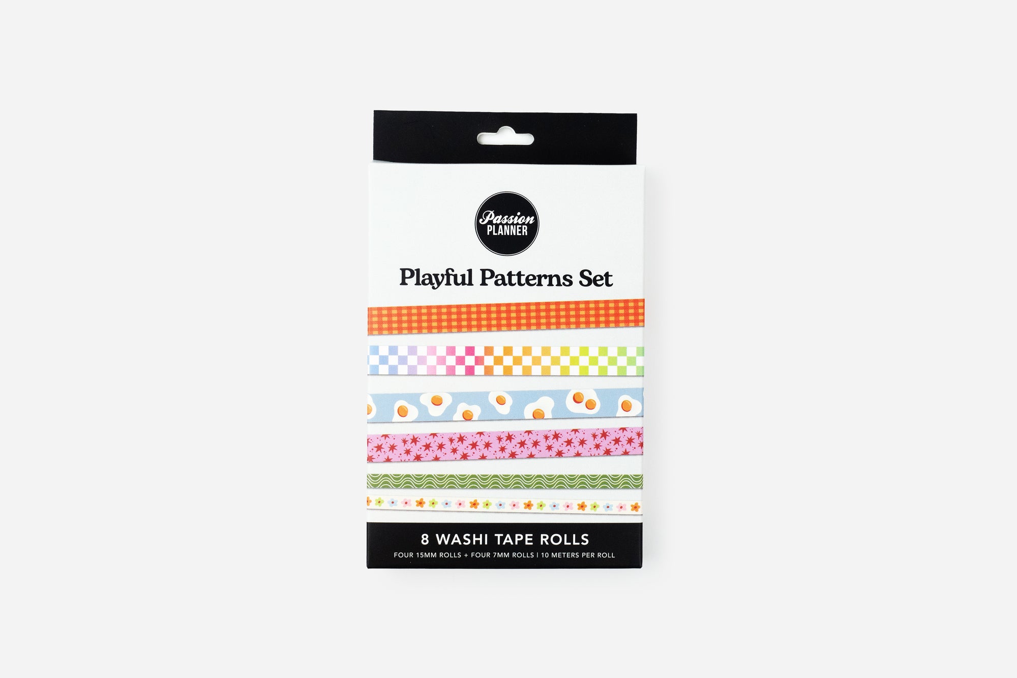 playful patterns washi tape set