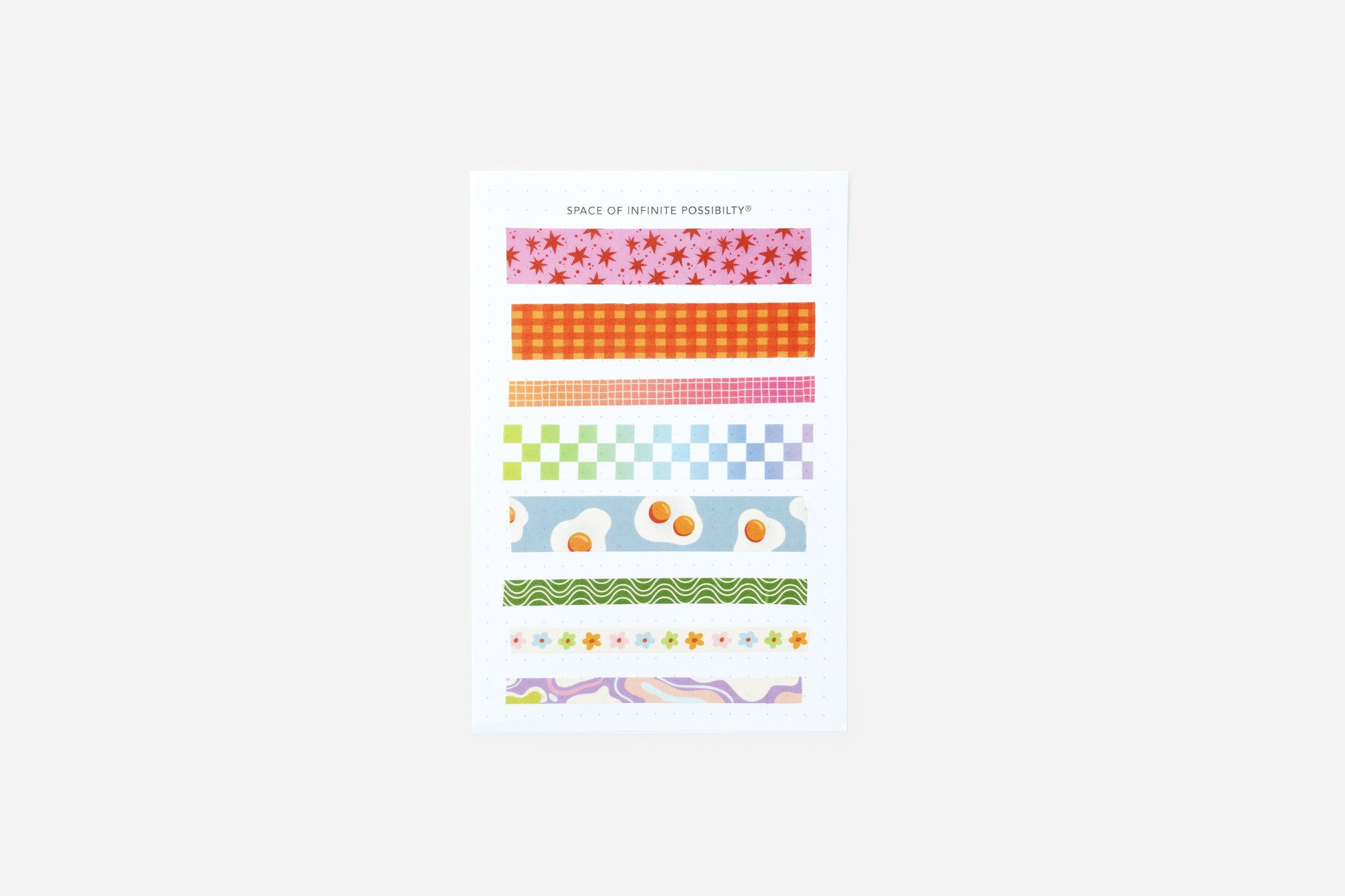 playful patterns washi tape swatches