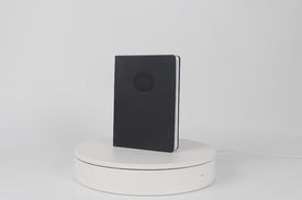 elite black undated weekly planner 360 view