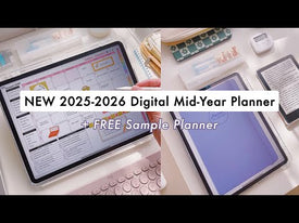 NEW Digital Mid-Year 2025-2026 Planner | Weekly & Daily Planner