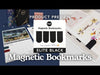 Elite Black magnetic bookmarks