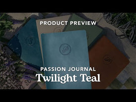 twilight teal bullet journal