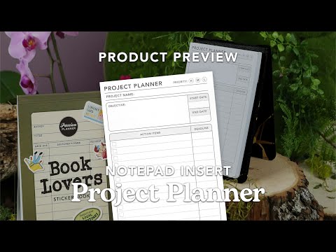 Notepad Insert | Project Planner | Passion Planner
