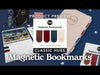 Classic Hues magnetic bookmarks