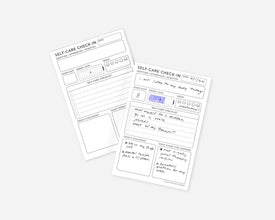 Notepad Insert - Self-Care