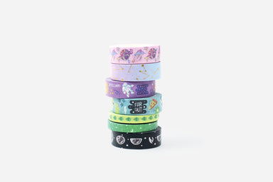 7 rolls of outer space washi tape
