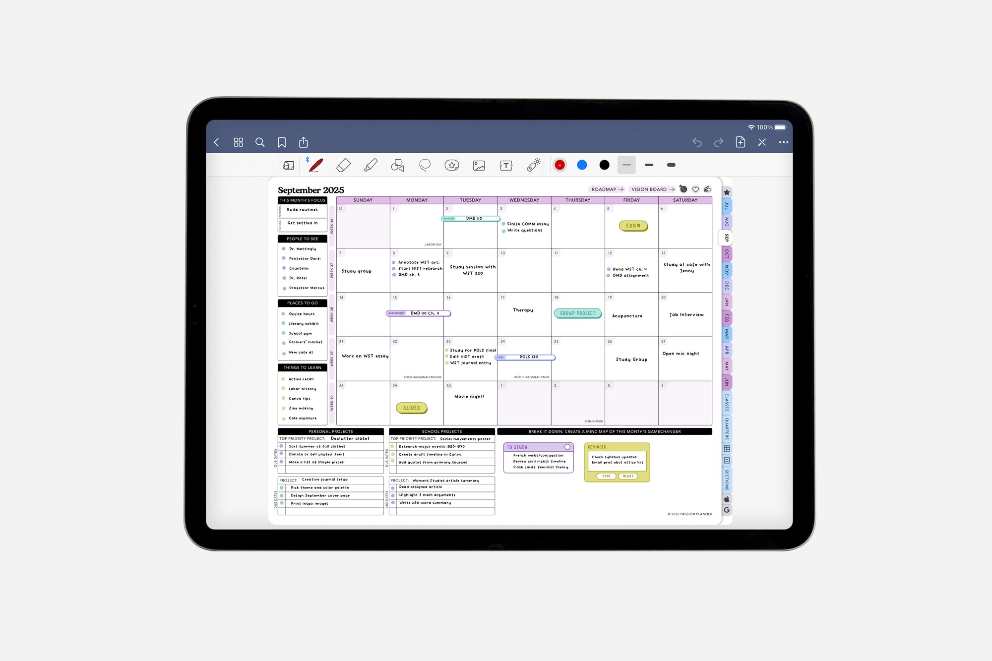 2025-2026 digital student planner