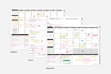digital student planner layouts