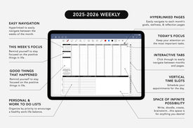 2025-2026 digital weekly planner