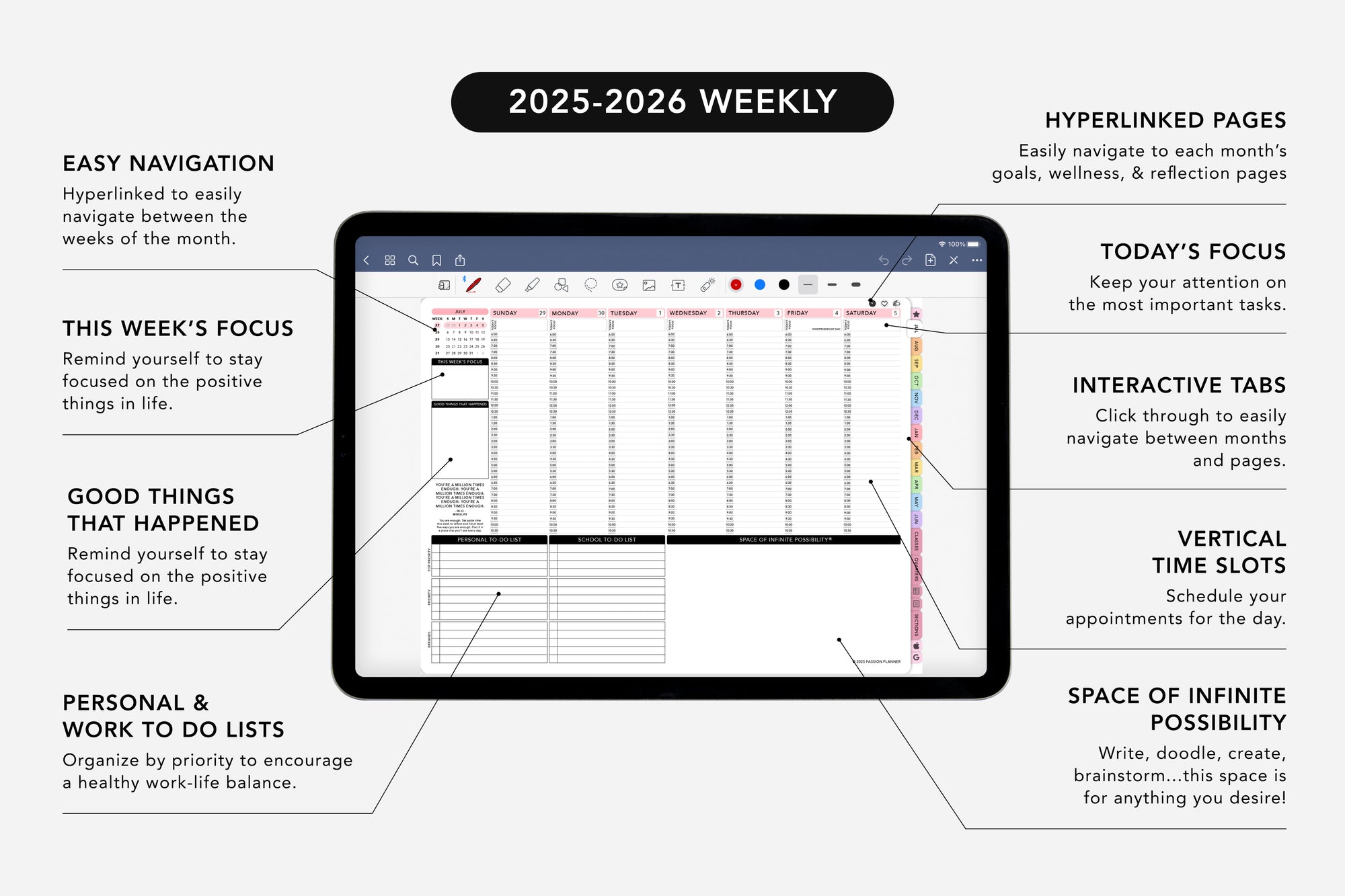 digital weekly planner