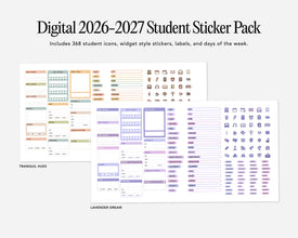 Digital Student 2026-2027 Sticker Pack