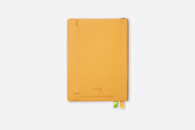 sunflower yellow 2025-2026 mid-year weekly planner back