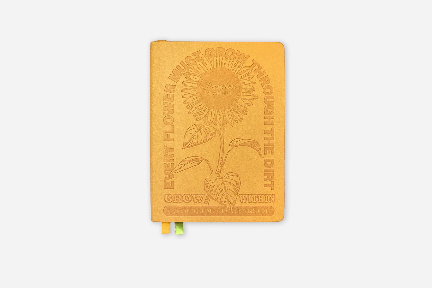 sunflower yellow 2025-2026 mid-year weekly planner