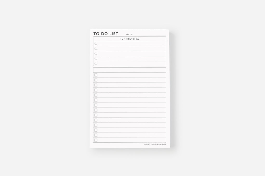 to-do list notepad insert