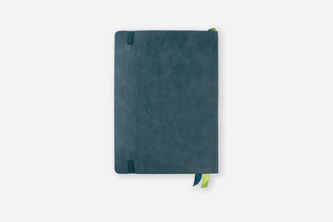 twilight teal 2025-2026 mid-year weekly planner back