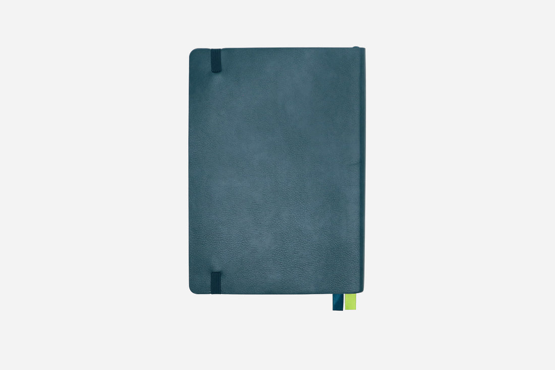 twilight teal bullet journal cover