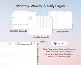Digital Planner - Undated Weekly & Daily - Bundle