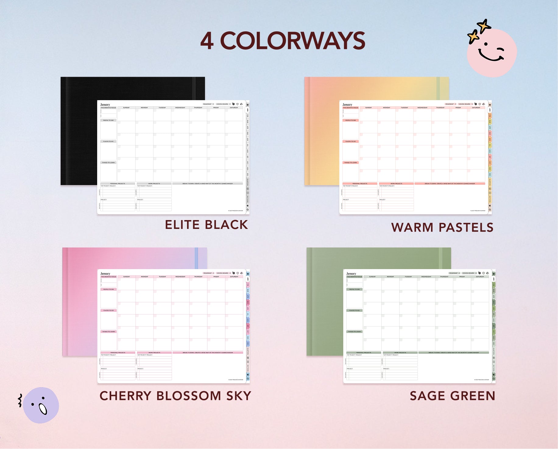 Digital Planner - Undated Weekly & Daily - Bundle
