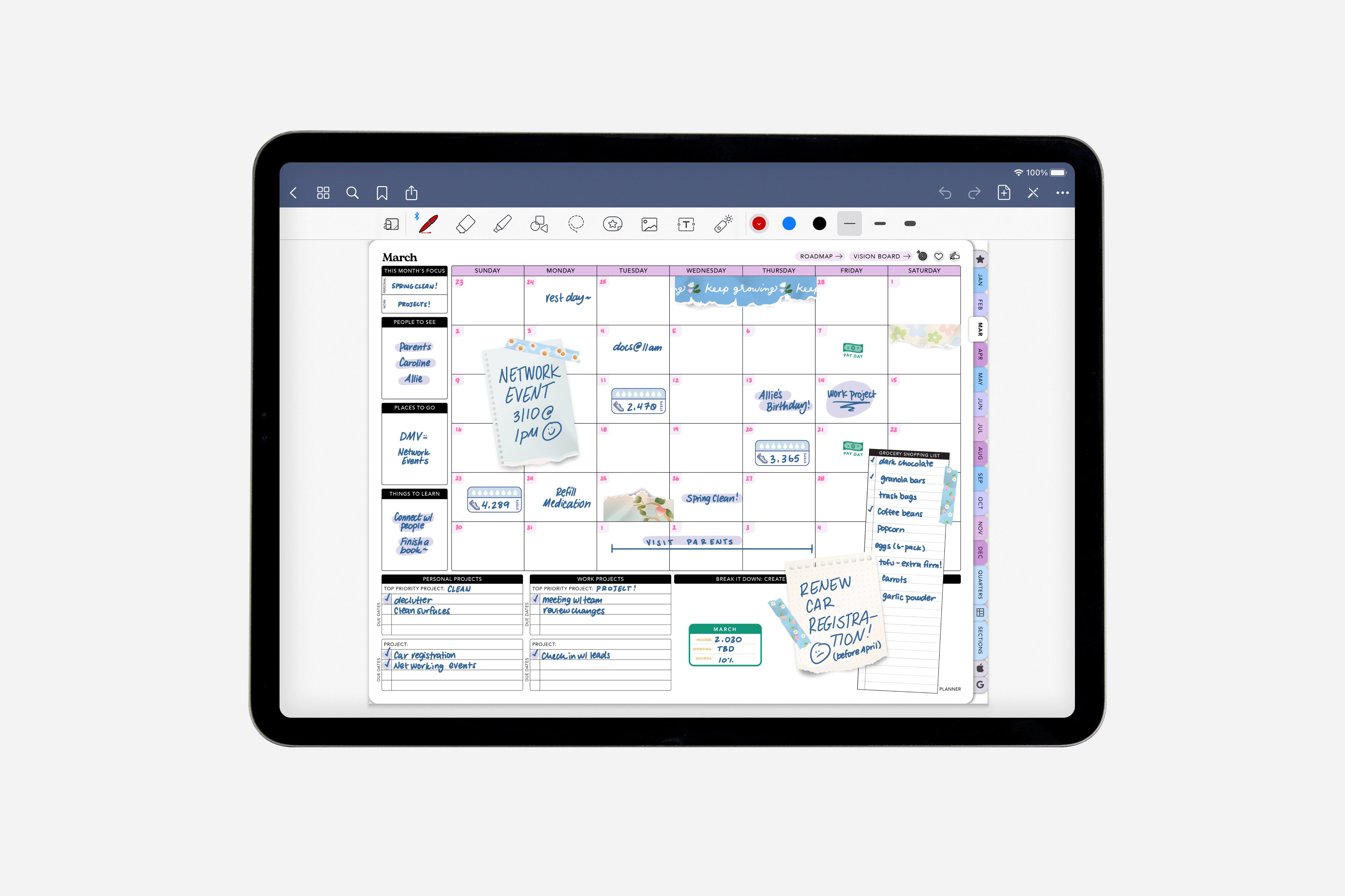 Digivolution Planner Daily/monthly DIGITAL planner