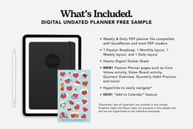 free digital sample planner