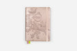 undated weekly planner sakura rose gold