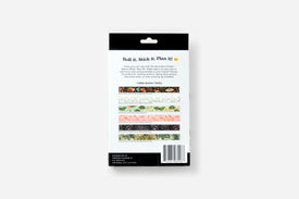 washi tape golden sticker nature pack back