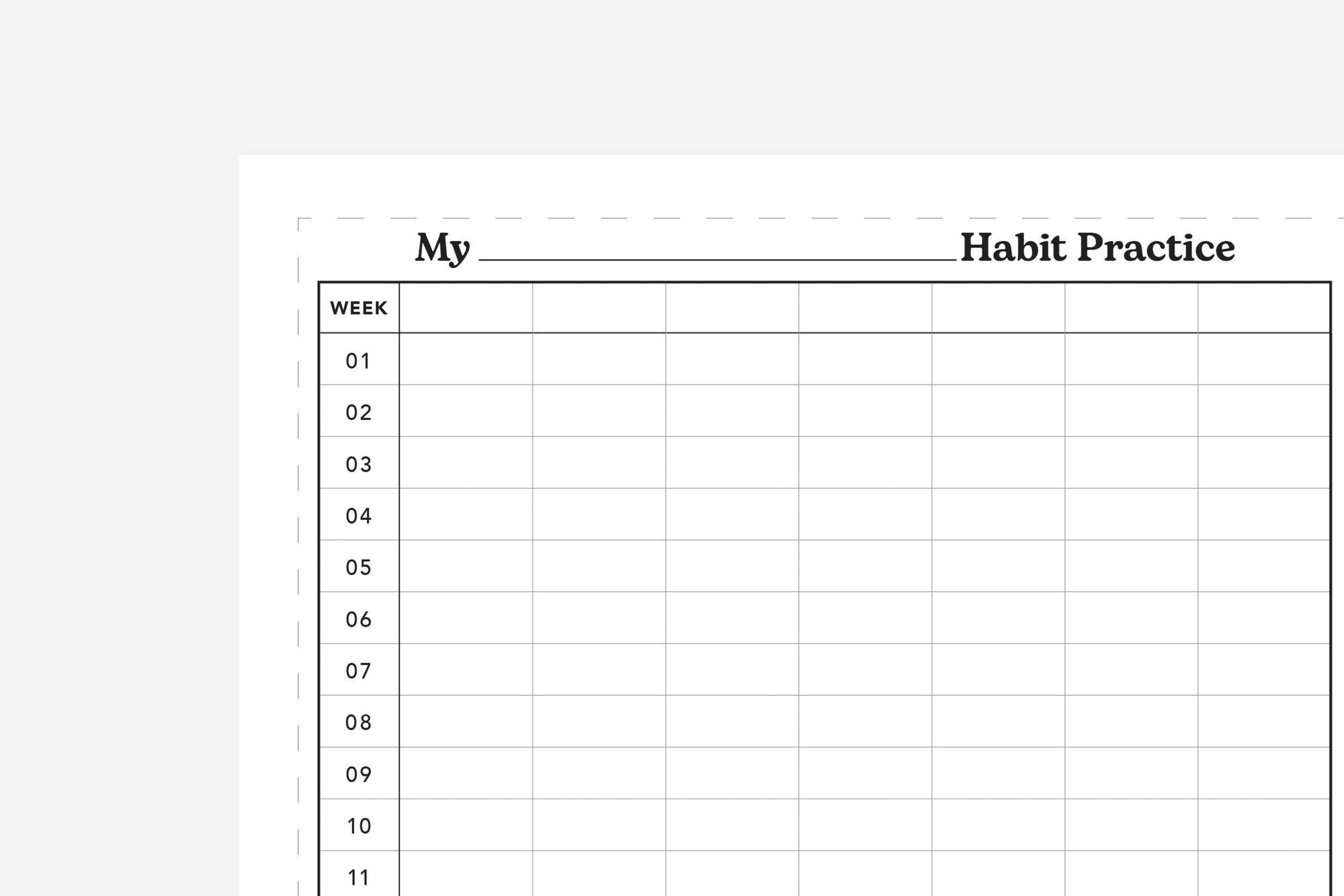 my habit practice