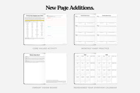 new planner page additions 