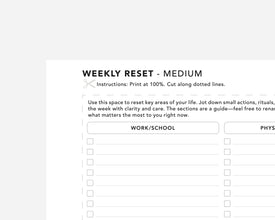 Weekly Reset
