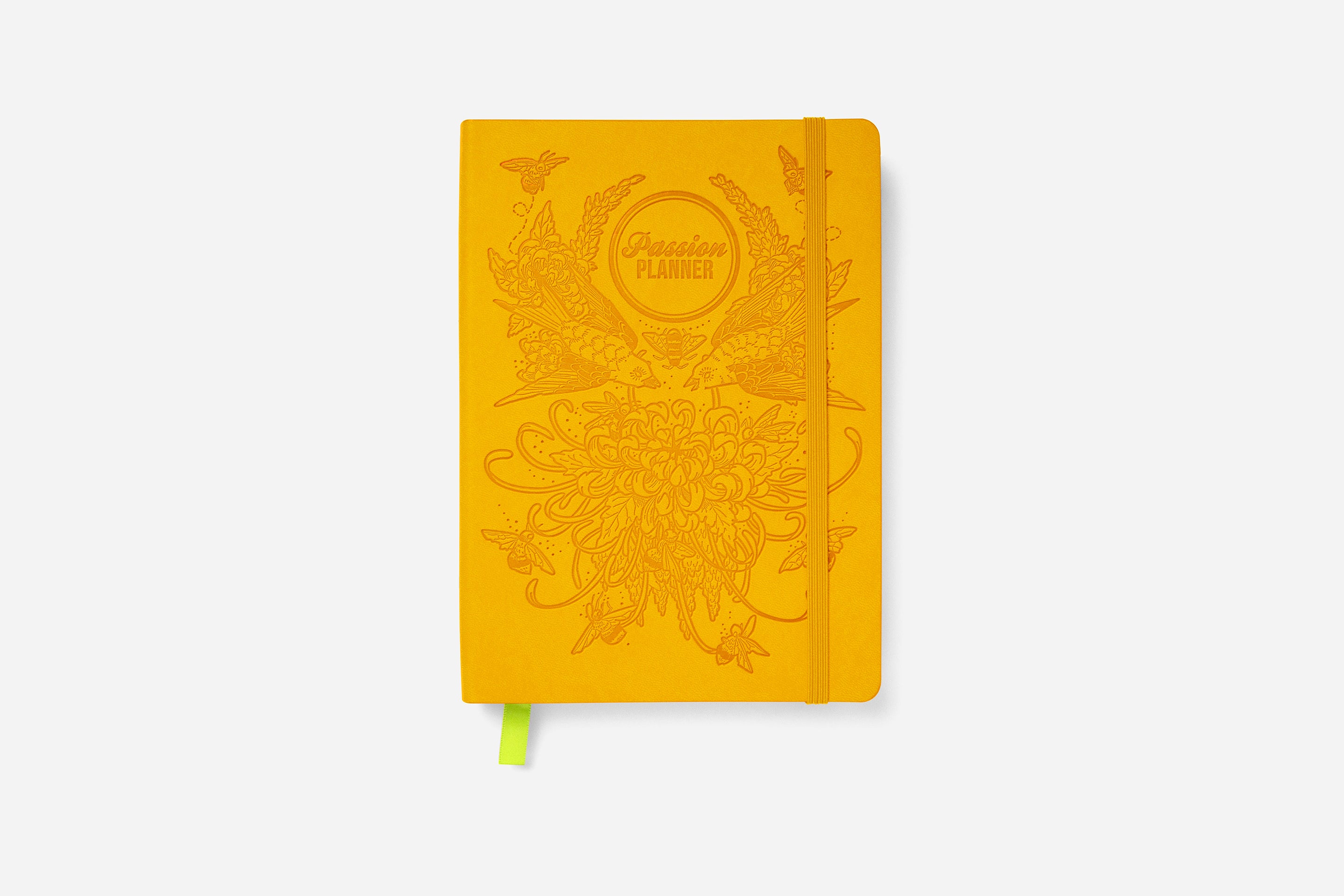 Daily Undated Birds & Bees Yellow - Passion Planner