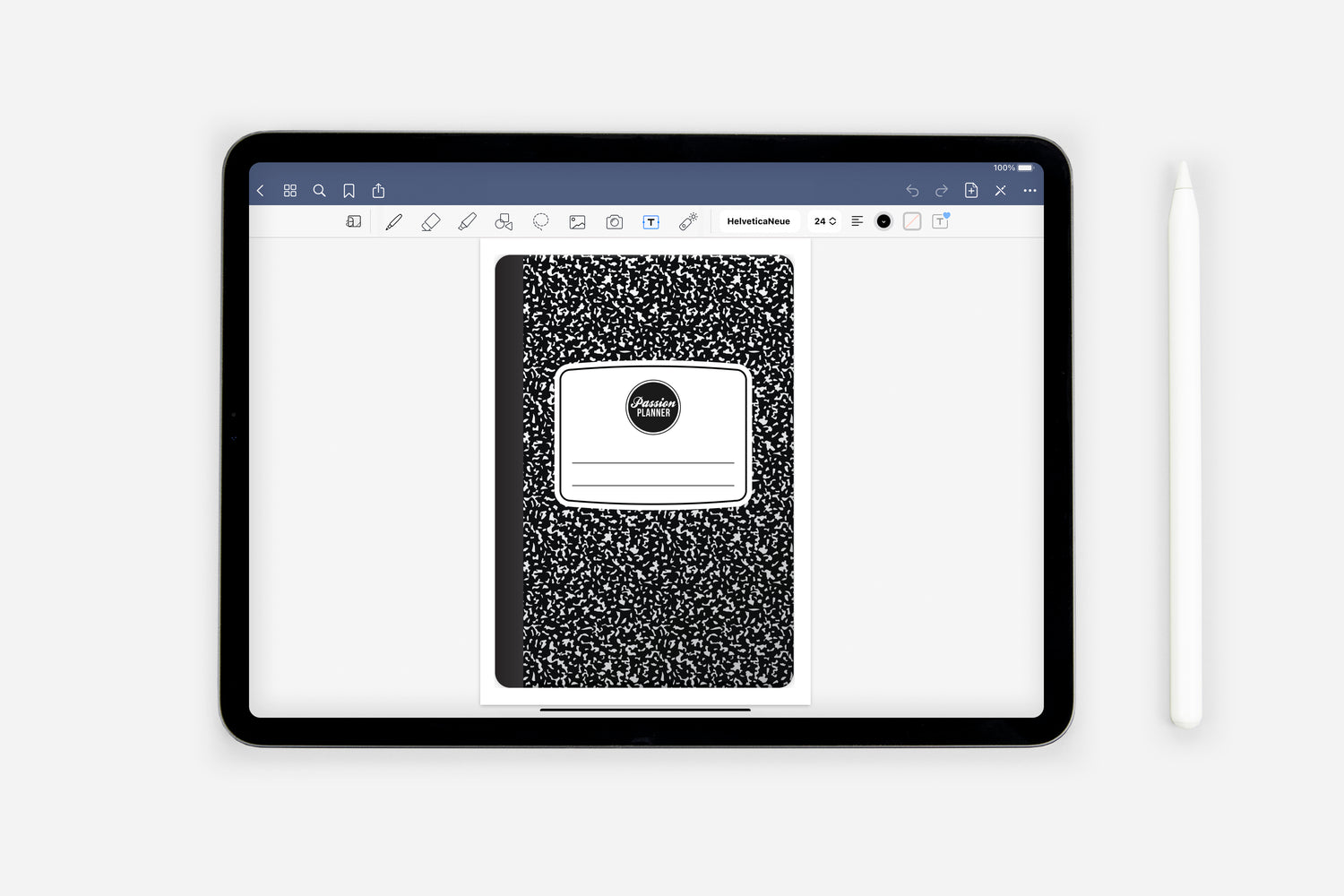 DIY Composition Cover Sticker Pack - Passion Planner