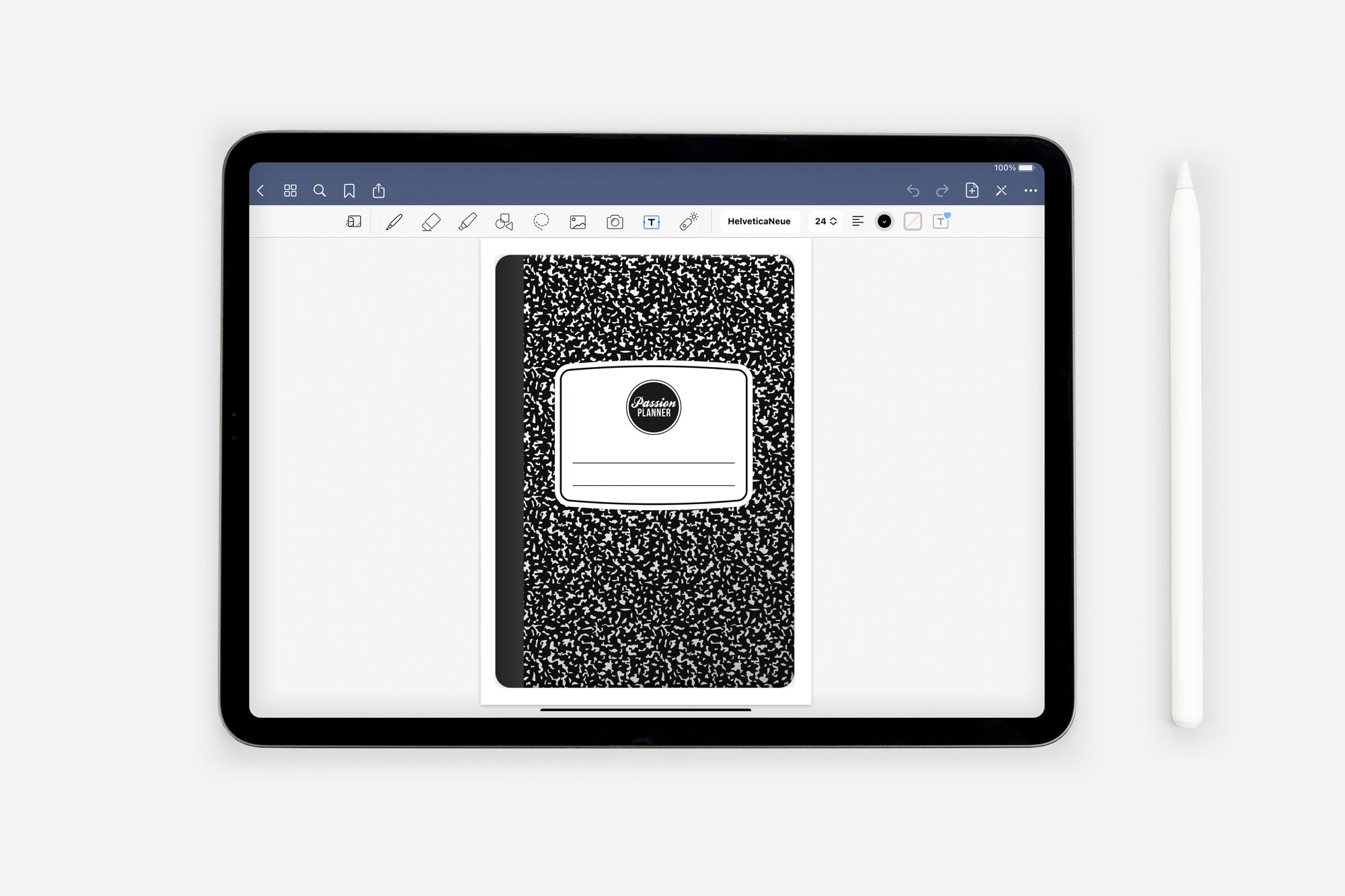 DIY Composition Cover Sticker Pack - Passion Planner