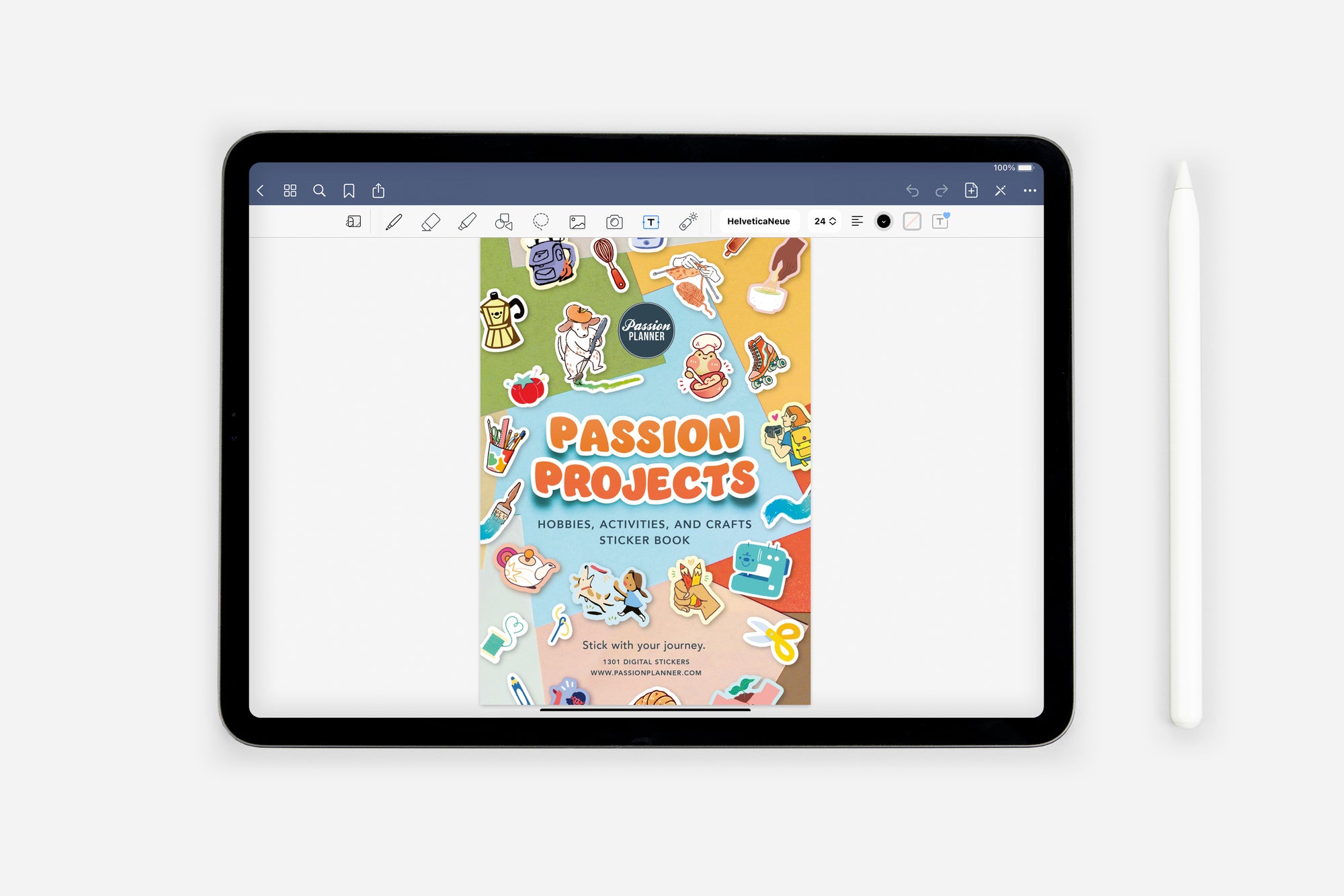 Digital Passion Projects Sticker Book