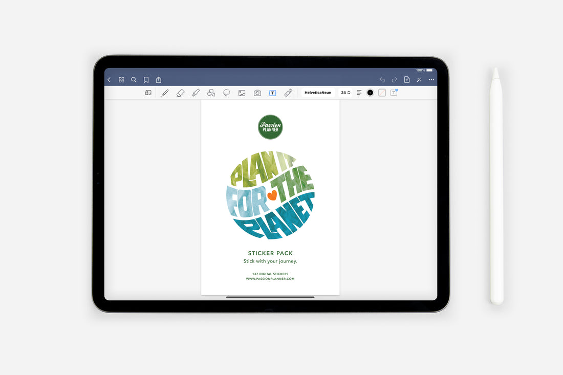 Digital Plan It for the Planet Sticker Pack