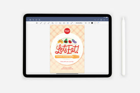 Digital Let's Eat! Foodie Sticker Book - Passion Planner