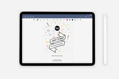 Digital Just Start Sticker Book - Passion Planner