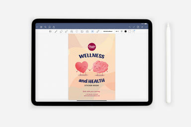 Digital Wellness and Health Sticker Book - Passion Planner