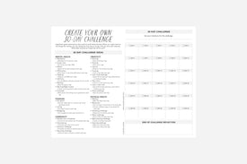 Create Your Own 30-Day Challenge