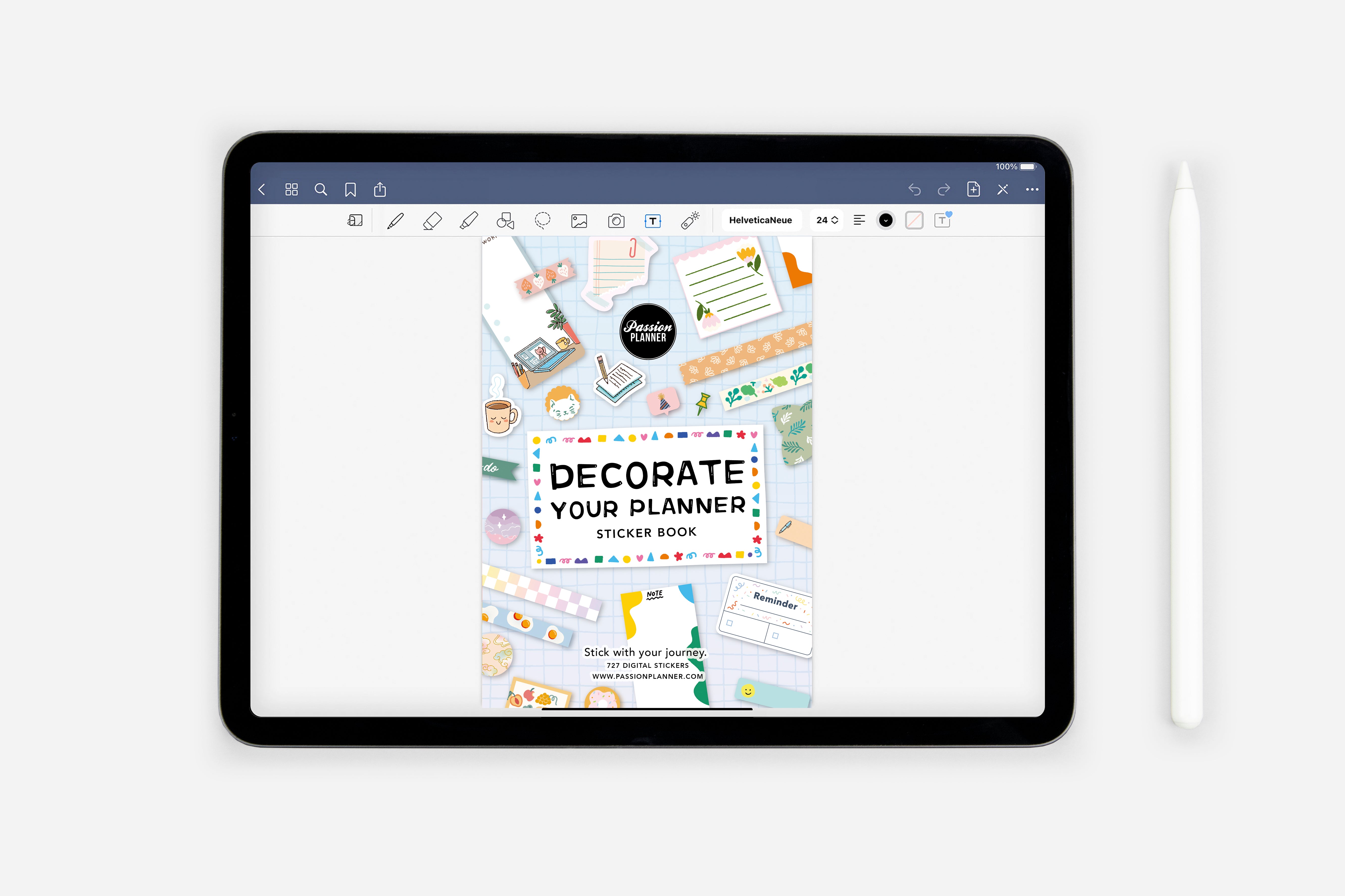 Digital Decorate Your Planner Sticker Book - Passion Planner