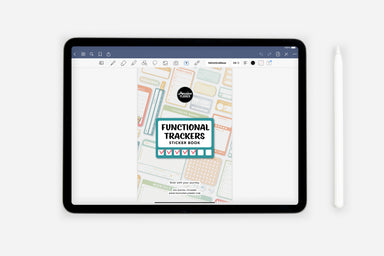 Digital Functional Trackers Sticker Book - Passion Planner