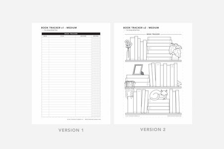 Book Tracker PDF Free Printable Passion Planner