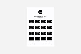 Flush Monthly Tabs - Passion Planner