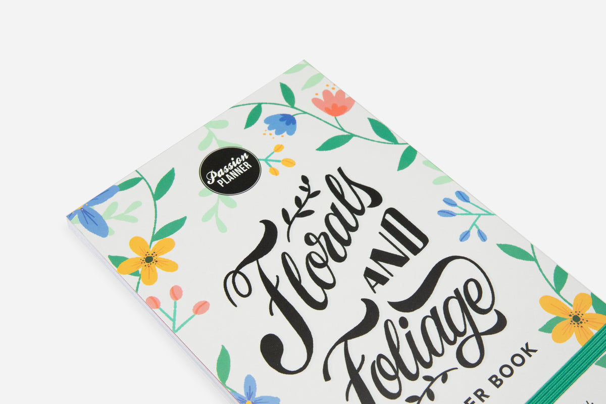 Flower Sticker Book Florals and Foliage Stickerbook | Passion Planner