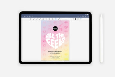 Digital All the Feels - Hearto’s Emotions Sticker Book - Passion Planner