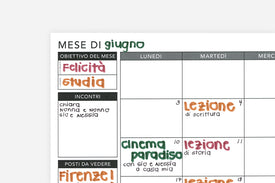 Weekly Undated Italian - Passion Planner